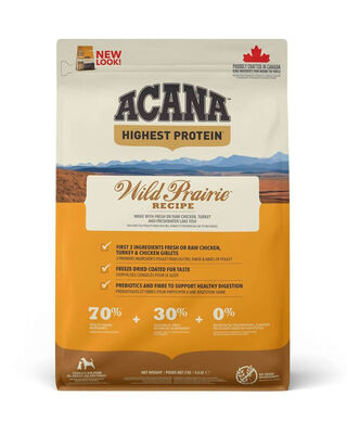 Acana - Acana Wild Prairie Tavuklu Göl Balıklı Tahılsız Köpek Maması 2 Kg