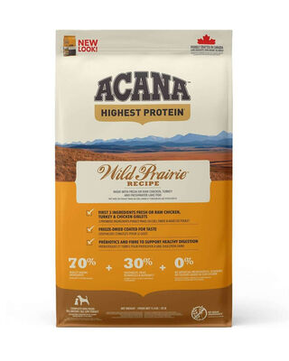 Acana - Acana Wild Prairie Tüm Irk Ve Yaşam Evreleri Tahılsız Köpek Maması 11,4 kg