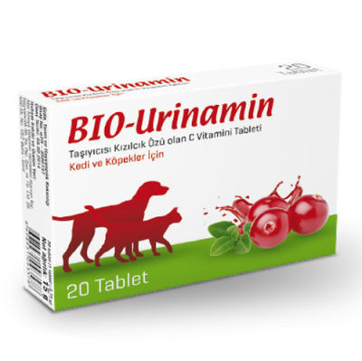 Bio Petactive - Bio PetActive Bio Urinamin İdrar Yolu Sağlığı İçin C Vitamini Tableti 20 adet
