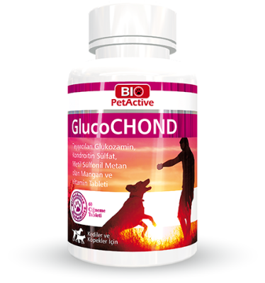 Bio Petactive - Bio PetActive Glucochond Kedi ve Köpekler için Eklem Eklem Güçlendirici 60 Tablet