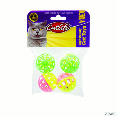Catlife - Catlife Zilli Kedi Oyuncağı 4'lü