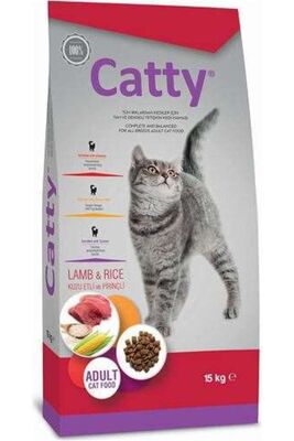 Catty - Catty Kuzu Etli Yetişkin Kedi Maması 15 Kg