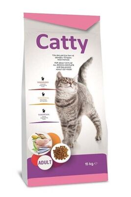 Catty - Catty Tavuklu Yetişkin Kedi Maması 15 kg