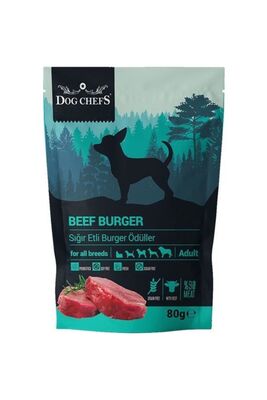 Dog Chefs - Dog Chefs Beef Burger Sığır Etli Köpek Ödülü 80 gr