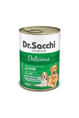 Dr. Sacchi - Dr.sacchi Kuzu Etli Konserve Yetişkin Yaş Köpek Maması 400 Gr
