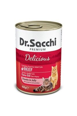 Dr. Sacchi - Dr.sacchi Sığır Etli Yetişkin Kedi Konservesi 400gr