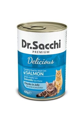 Dr. Sacchi - Dr.sacchi Somonlu Yetişkin Kedi Konservesi 400gr