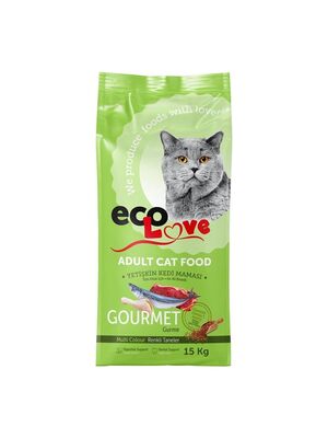  Ecolove - EcoLove Gurme Yetişkin Kedi Maması 15 Kg