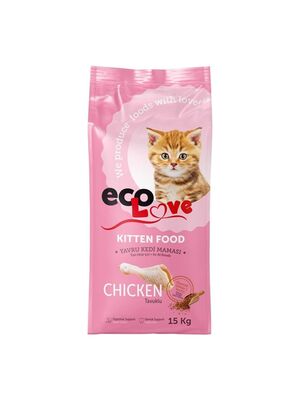 EcoLove - EcoLove Kitten Yavru Kedi Maması 15 Kg