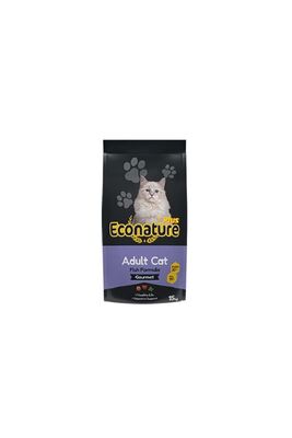 Econature - Econature Plus Gurme Balıklı Yetişkin Kedi Maması 15 Kg