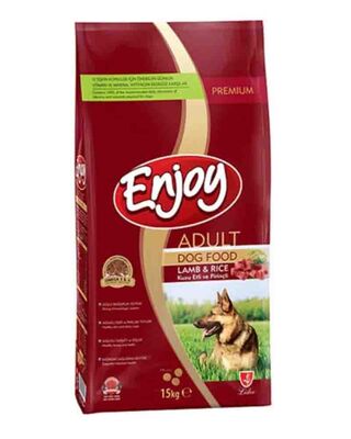 Enjoy - Enjoy Kuzu Pirinçli Yetişkin Köpek Mamasi 10 Kg