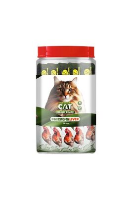 EuroGold - EuroGold Cat Sıvı Kedi Ödülü Tavuk - Ciğer 30x15gr