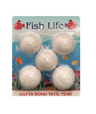 Diğer - Fish Life Balık Tatil Yemi 5 Tablet