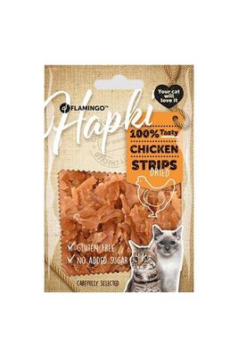 Flamingo - Flamingo Hapki Glutensiz Tavuklu Şerit Kedi Ödülü 50 gr