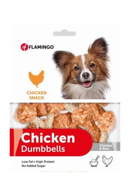 Flamingo - Flamingo Tavuk ve Pirinçli Dumbell Köpek Ödülü 150 gr