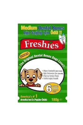 Freshy - Freshy Ağız Kokusu Önleyici Kemikler 7 Adet Orta Boy