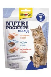 Gimcat Nutripockets Kedi Ödülü Sea Mix 150gr - Thumbnail