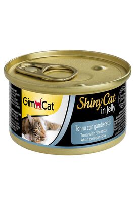 Gimpet - Gimcat Shıny Cat Tuna Balıklı Karidesli 70 gr