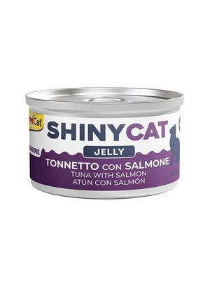 Gimcat - GimCat Shinycat Jöle İçinde Somonlu ve Ton Balıklı Kedi Konservesi 70 gr