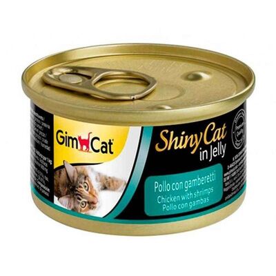 Gimcat - GimCat Shinycat Tavuklu ve Karidesli Kedi Konservesi 70 gr