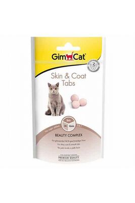 Gimcat - Gimcat Skin&coat Tabs Deri&tüy Sağlığı Kedi Ödül Tableti 40 gr