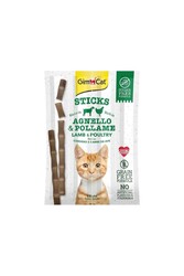 Gimcat Sticks Kuzulu Tavuklu Tahılsız Kedi Ödül Çubukları 20 gr - Thumbnail