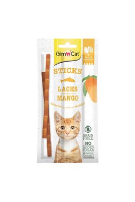 Gimcat - Gimcat Sticks Somonlu & Mangolu Kedi Ödül Çubuğu 15 gr, 3lü