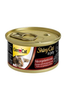 Gimpet - Gimpet Shinycat Konserve Kedi Maması - Tavuk Karides Malt 70gr