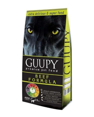 GUUPY - Guupy Biftekli Yetişkin Köpek Maması 15 Kg