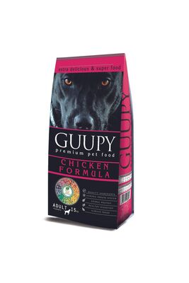 GUUPY - GUUPY Tavuklu Yetişkin Köpek Maması 15 Kg