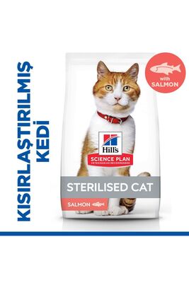 Hill's - HİLL'S SCIENCE PLAN Somonlu Kısırlaştırılmış Yetişkin Kedi Maması 8+2 kg