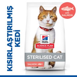 Hill's Somonlu Yetişkin Kısırlaştırılmış Kedi Maması 13+2 KG - Thumbnail