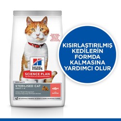 Hill's Somonlu Yetişkin Kısırlaştırılmış Kedi Maması 13+2 KG - Thumbnail