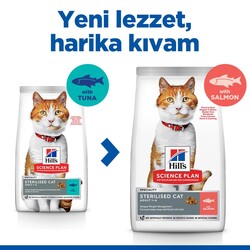 Hill's Somonlu Yetişkin Kısırlaştırılmış Kedi Maması 13+2 KG - Thumbnail