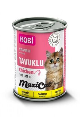 Hobby - Hobby Hobi Maxicat Tavuklu Yavru Kedi Konservesi 400gr