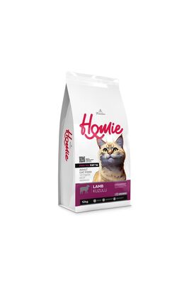 Homie - Homie Düşük Tahıllı Kuzulu Yetişkin Kedi Maması 12 Kg