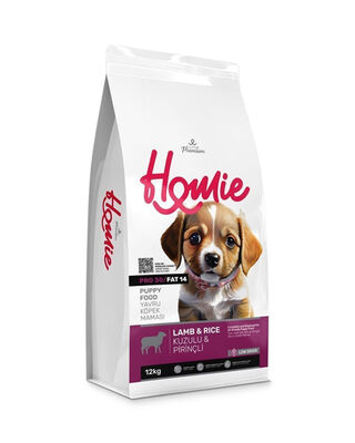 Homie - Homie Düşük Tahıllı Kuzu&pirinçli Yavru Köpek Maması 12 Kg