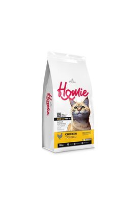 Homie - Homie Düşük Tahıllı Tavuklu Yetişkin Kedi Maması 12 Kg