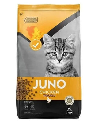 Juno - Juno Tavuklu Yavru Kedi Maması 2 Kg