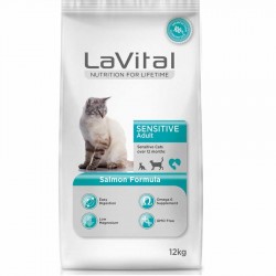 LaVital Sensitive Hassas Kedi Maması 12 KG - Thumbnail