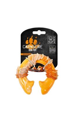 M Pets - M Pets Carnivore Ring Dog Toy Pastırma Aromalı Kemirme Oyuncağı, Kemik