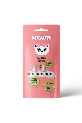 MHAUW - MHAUW Somonlu Sıvı Kedi Ödülü 15gr 4lü