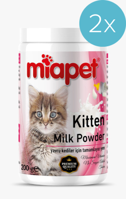 Miapet - Miapet Kutulu Kitten Milk Powder Yavru Kedi Süt Tozu 200 Gr 2'Lİ