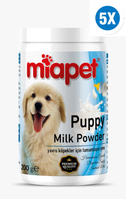 Miapet - Miapet Kutulu Puppy Milk Powder Yavru Köpek Süt Tozu 200 Gr 5'Lİ