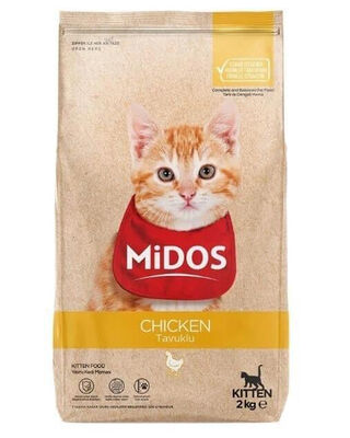 MİDOSMAMA - Midos Premium Tavuklu Yavru Kedi Maması 2 Kg