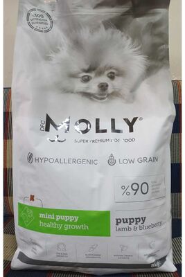 Molly - Molly Hypoallergenic Kuzu Etli Küçük Irk Yavru Köpek Kuru Maması 8 kg