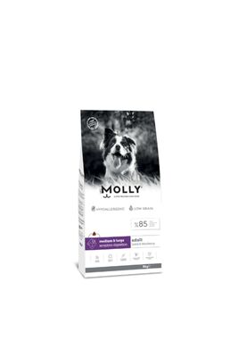 Molly - Molly Kuzu Etli ve Yaban Mersinli 15 KG Yetişkin Kuru Köpek Maması