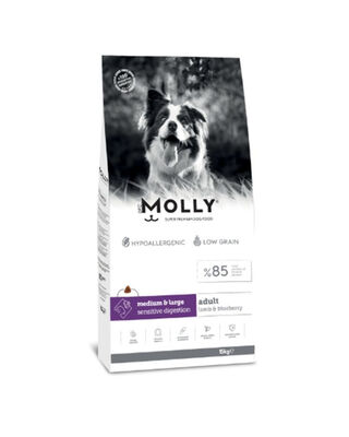 Molly - Molly Kuzu Etli ve Yaban Mersinli 15 KG Yetişkin Kuru Köpek Maması