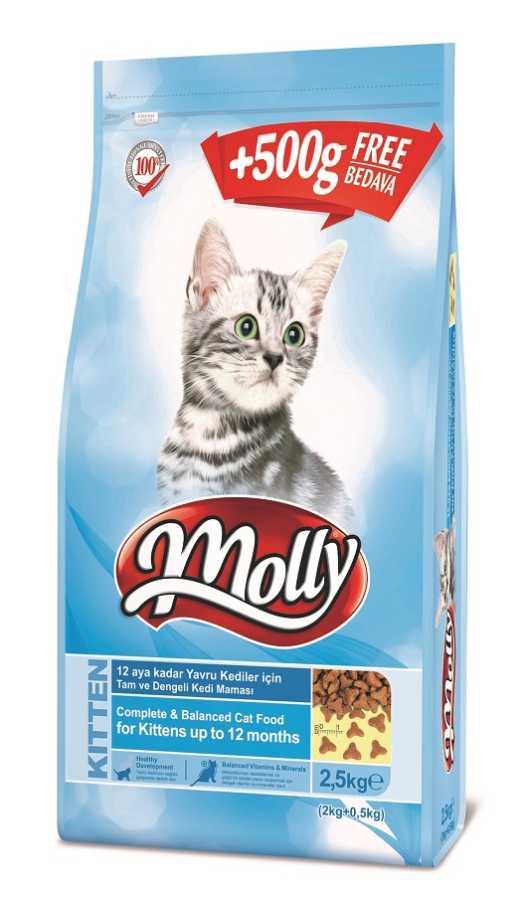 Molly Yavru Kedi Maması 2.5 Kg Yavru Kedi Maması Molly