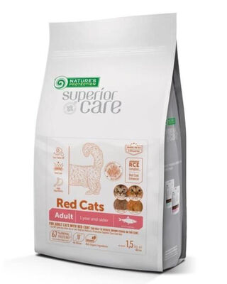 Natures Prodection - Natures Prodection Tahılsız Kırmızı Kürklü Kediler İçin Ringa Balıklı Yetişkin Kedi Maması 1,5 Kg